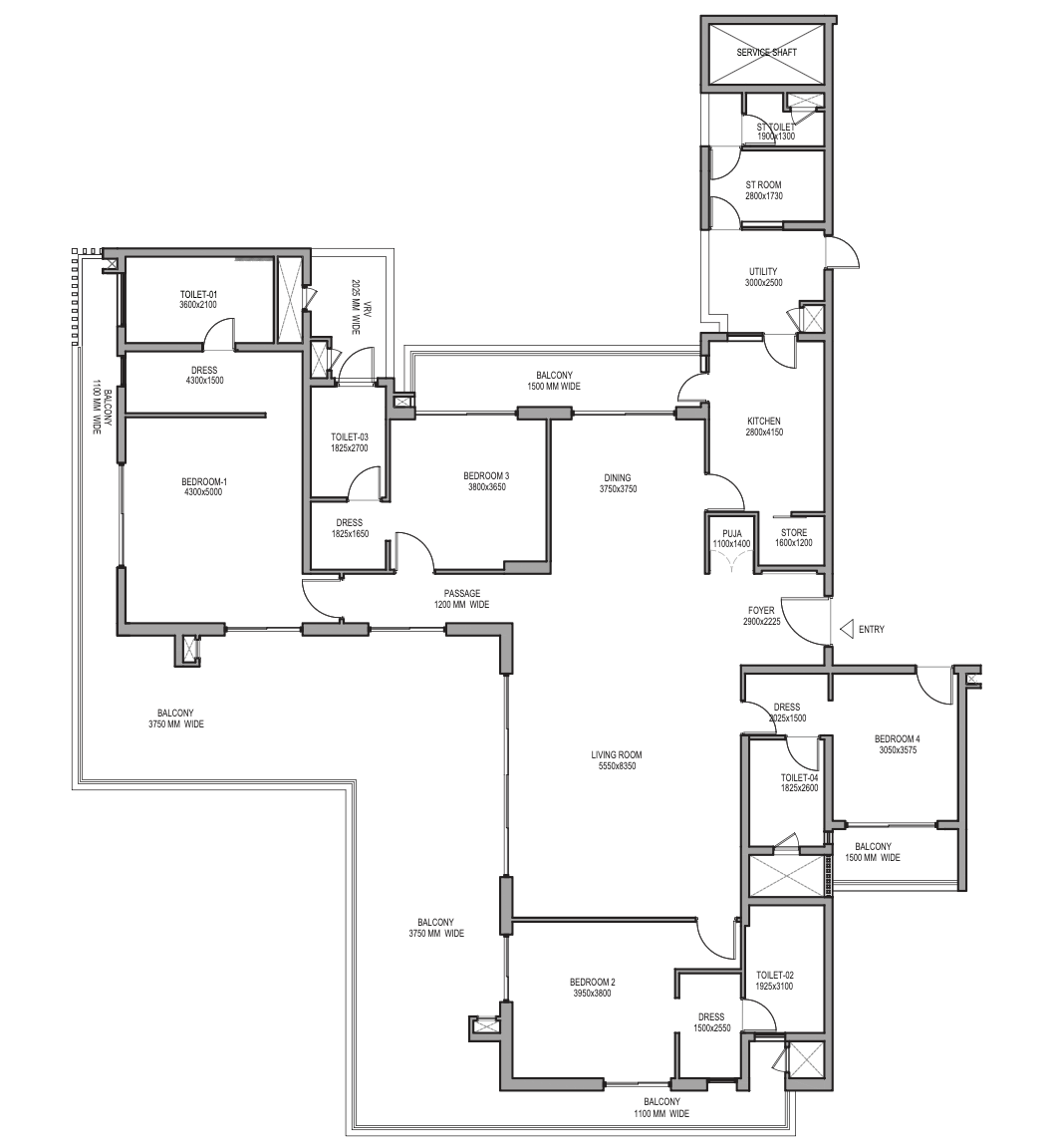 The Deck Suite 2381 sq. ft.